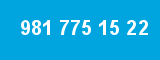 981 775 15 22 981 775 15 22